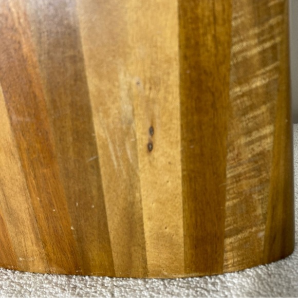 Vintage Two Tone Wood Knife Block - Picture 10 of 16